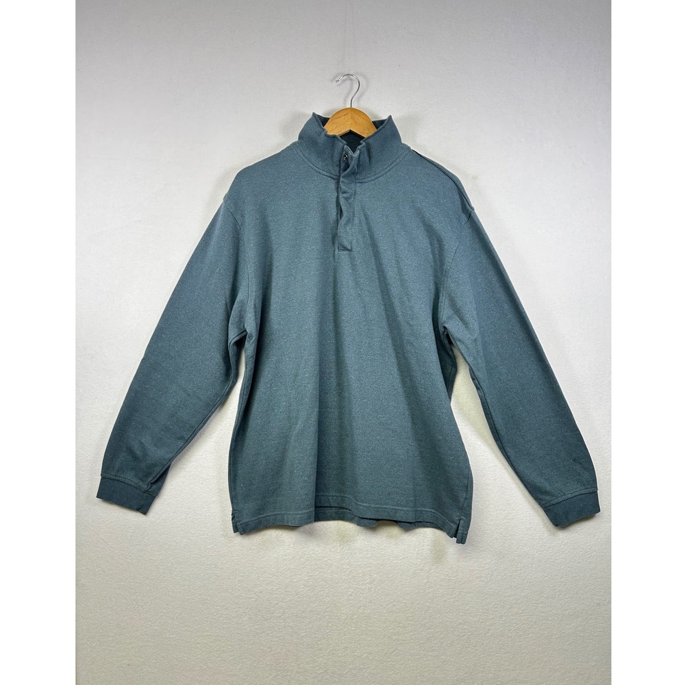 VAN HEUSEN Mens Long Sleeve Quarter‎ Zip Pullover Sweater Size XL
